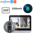 4.3'' IPS Screen Smart life/Tuya APP 2.4G 3MP Wireless wifi Video Intercom Doorbell eye PIR High-definition Visual Monitoring