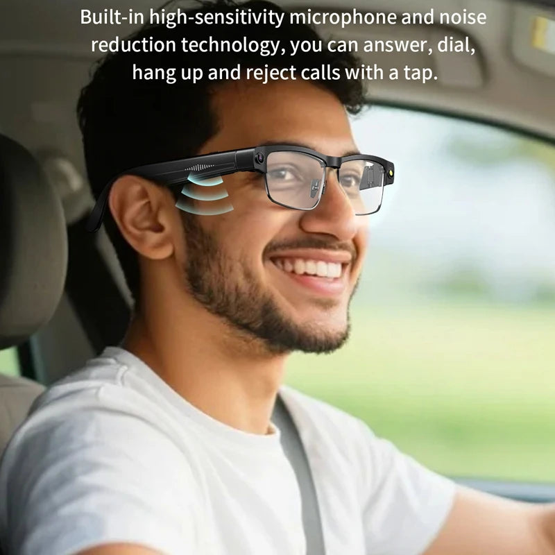 AI Smart Glasses with Bluetooth Audio & Translation | Tidesmit Tidesmit
