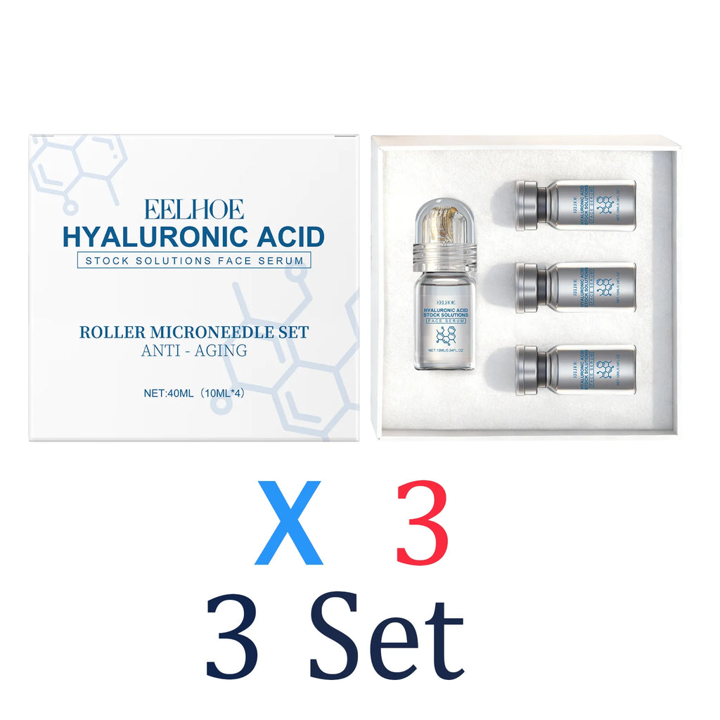 Tidesmit 0.25mm Microneedle roller and Niacinamide facial serum skincare kit for hydrated winter skin