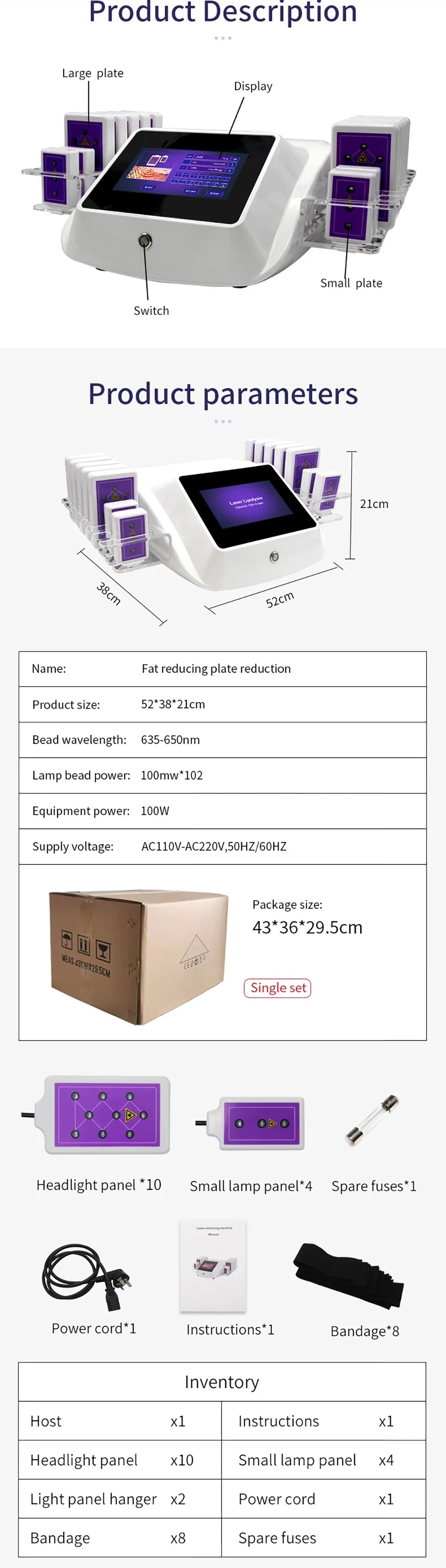 Lipo Laser Machine for Professional Body Contouring & Fat Removal Body Shaping Massage Equipment Tidesmit