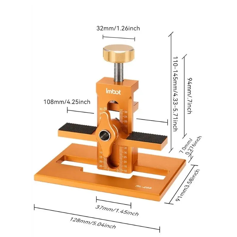 Imbot Cabinet Door Installation Aid Woodworking Fixed Multi-Functional Cabinet Wardrobe Door Artifact Quick Positioning Tool