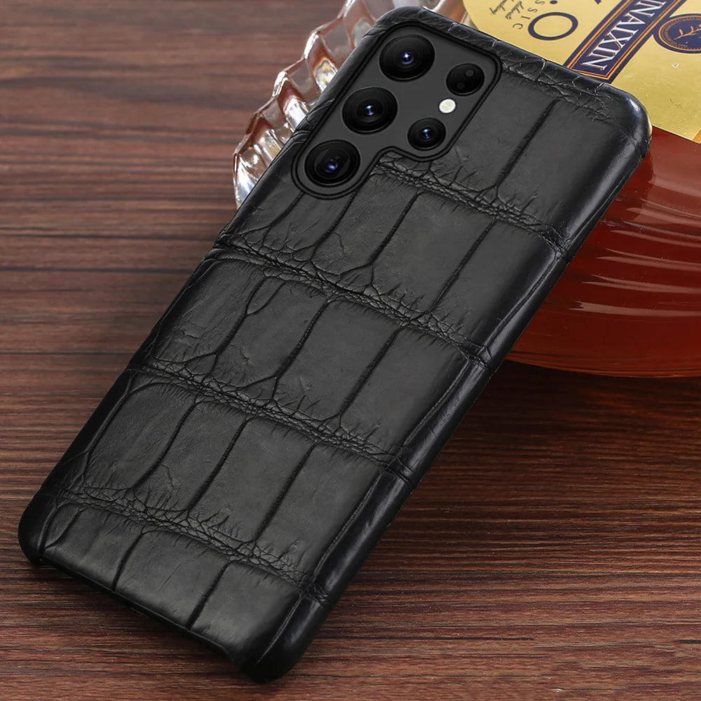 Samsung Galaxy S25 Ultra Leather Case - Slim Protective Cover Tidesmit