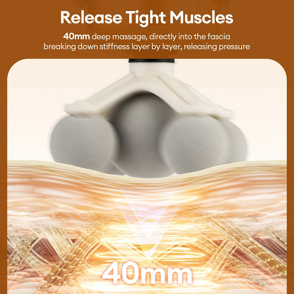 Deep Tissue Massage Gun – 99 Levels – Portable Muscle Recovery Device Back Massage Instrument Tidesmit