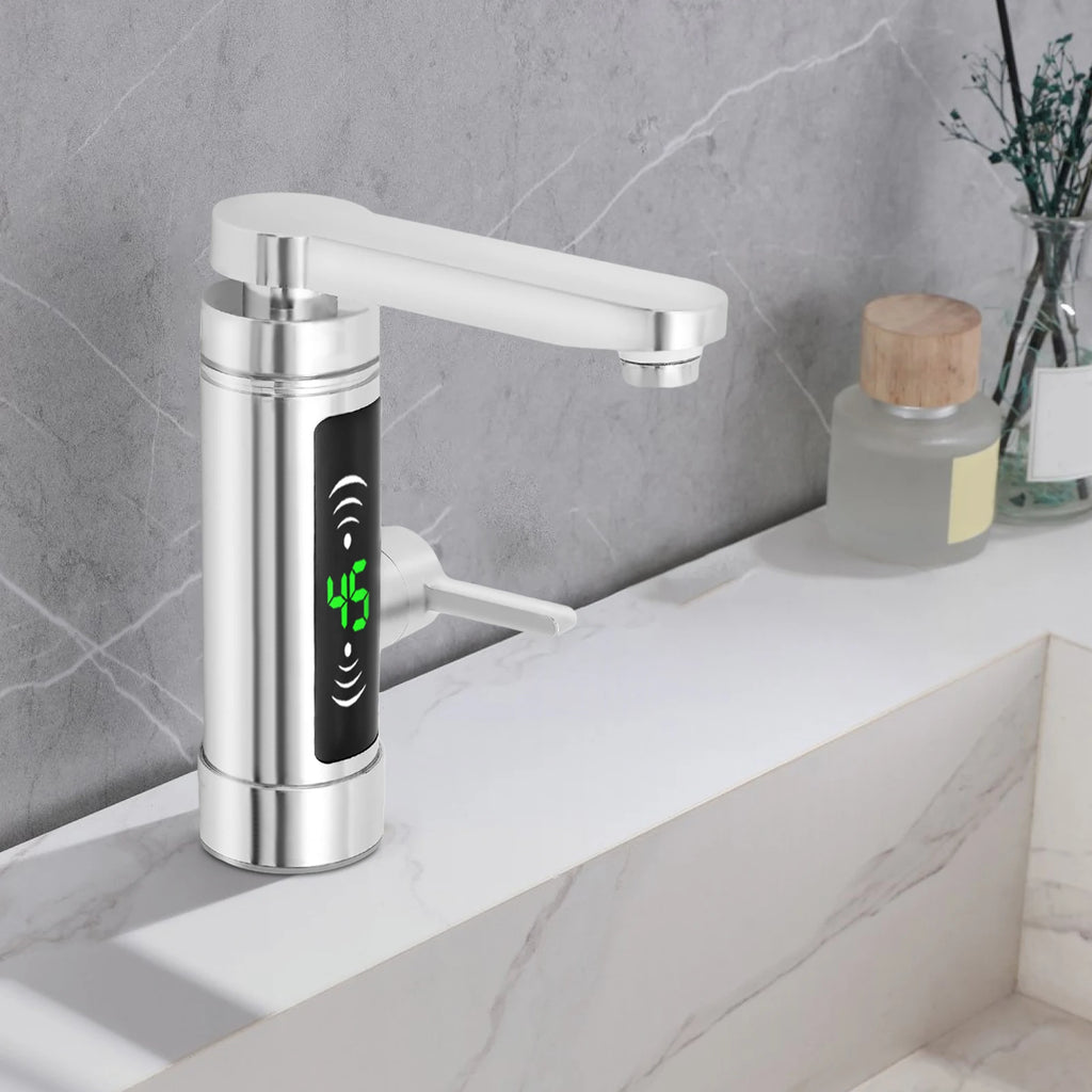 3KW Electric Fast Heating Waterfall Tap Electric Instantaneous Water Heater for Kitchen Bathroom