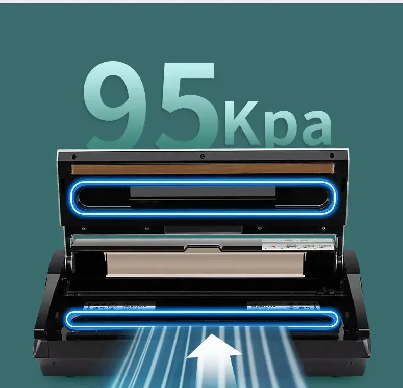 Automatic Vacuum Sealer: Commercial Food Packaging & Household Freshness Sealing Machine