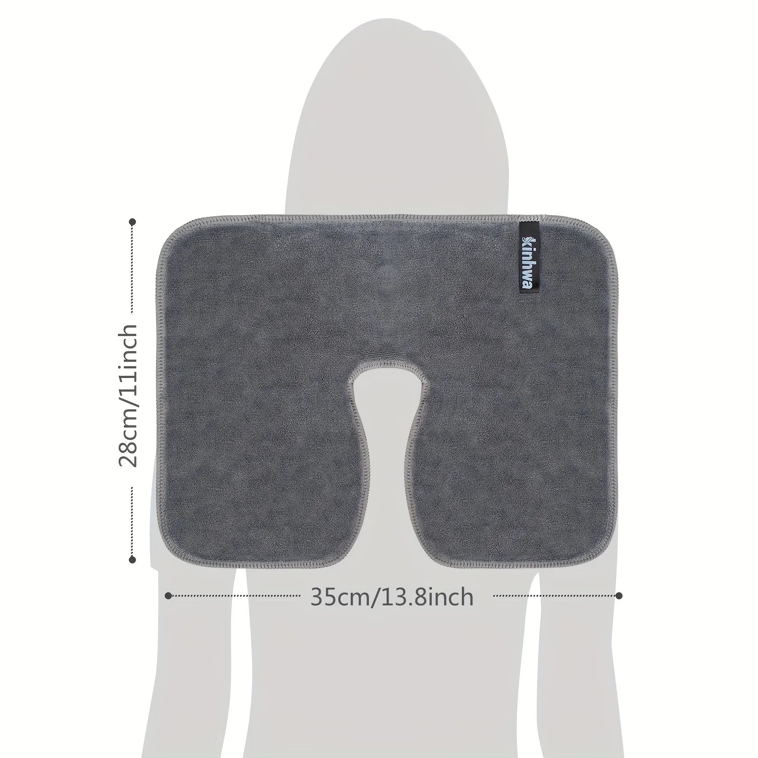 Microfiber Face Cradle Covers - 6pc Washable Soft SPA Head Pads Relaxation Treatment Tidesmit