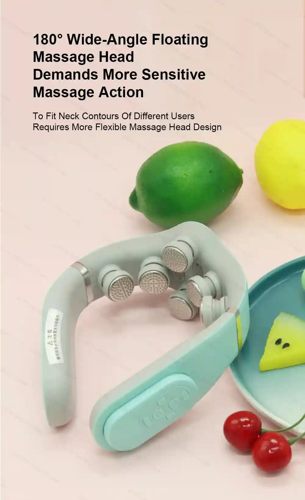 Cervical Neck Massager - TENS Pulse Heat Therapy for Muscle Relief Eye Massage Instrument Tidesmit