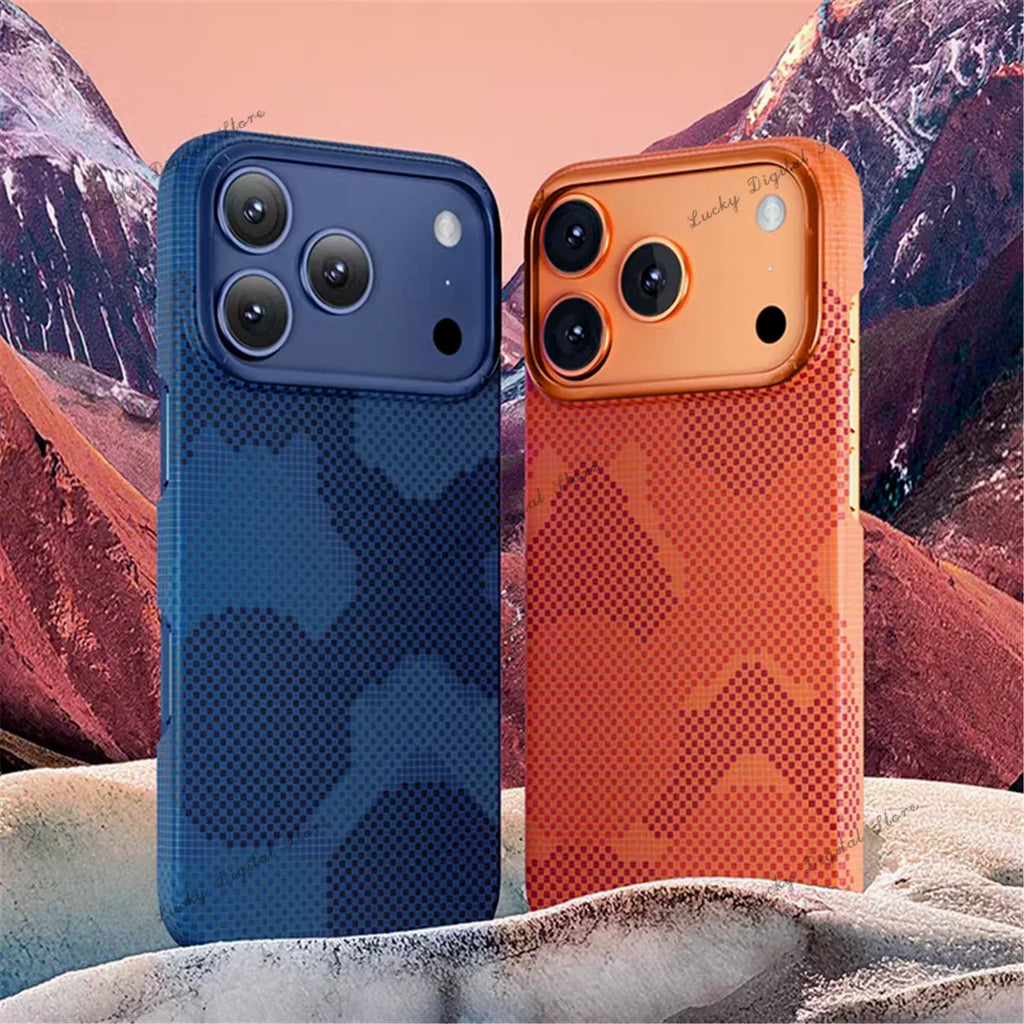 iPhone 17 Pro Max Aramid Fiber Case with Slim Aluminum Frame Tidesmit