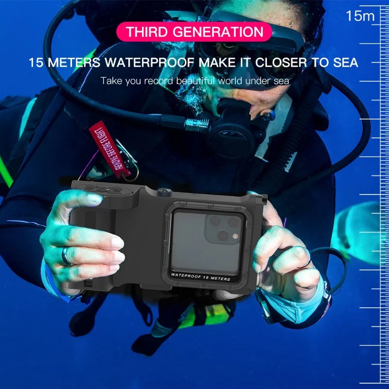 Samsung Galaxy Waterproof Diving Case with Bluetooth Remote Control Tidesmit