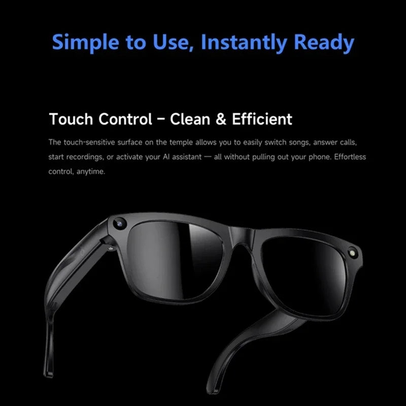 Smart Glasses with HD Camera & Bluetooth Audio - Tidesmit Tidesmit