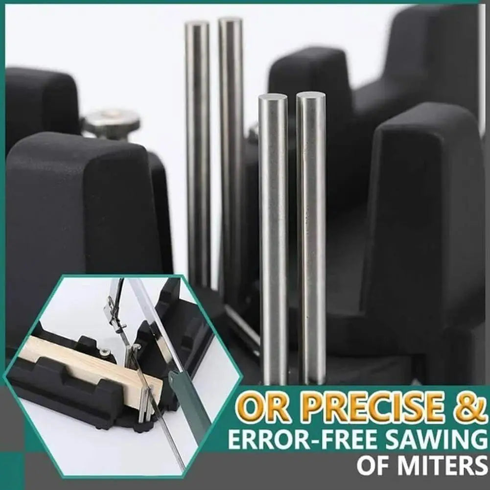 2 In 1 Miter Measuring Cutting Tool Bevel Gauge and Mitre Box Measuring Cutting Tool Measure Bevels and Miter Sawing Angle Cutti