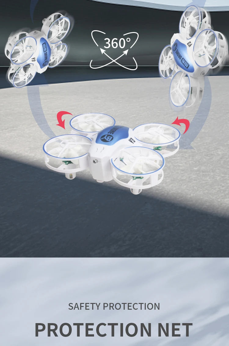 RC UFO Drone with Obstacle Avoidance and LED Lights - Tidesmit Tidesmit