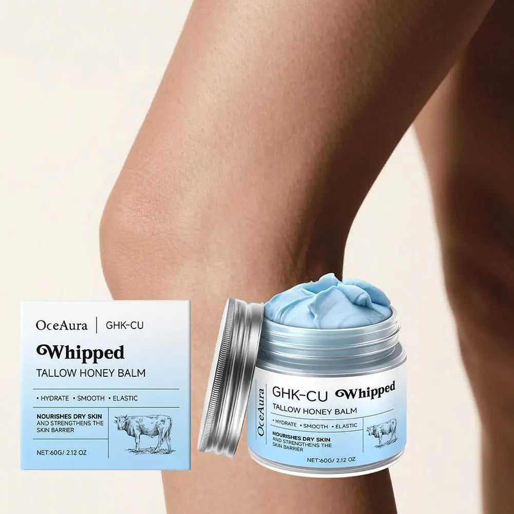Copper Peptides GHK-Cu Beef Tallow Cream For Daily Care Not Greasy Deep Moisturizing Smoothing Skin Repair Skin Barrier Skincare