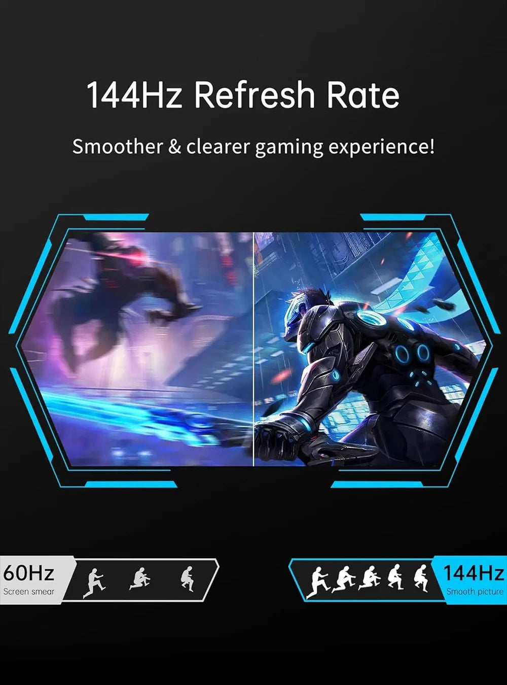 UPERFECT UColor Apex 19 144Hz UHD 4K Portable Monitor QLED Screen For Gaming Travel Laptop Phone Game Console Steam Deck PS5 PC