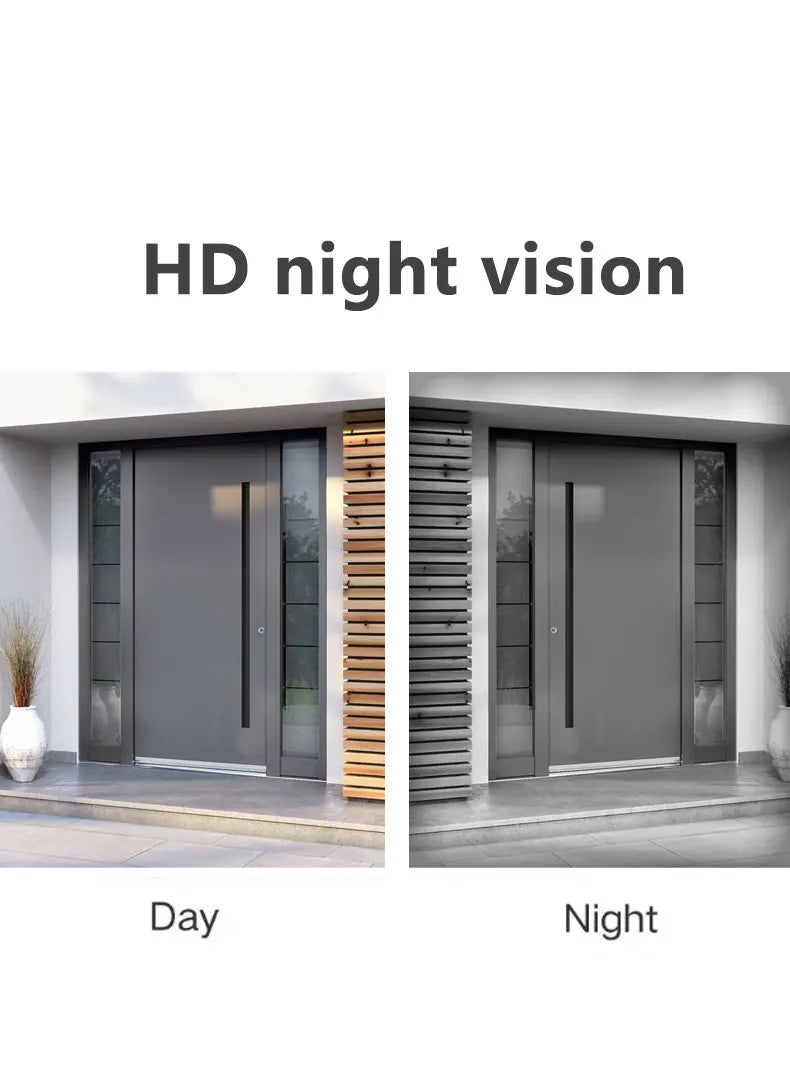 720P Aiwit APP WiFi Doorbell Low Consumption Battery Power Visual Door Peephole Video Eye Night PIR Home Security Doorviewer