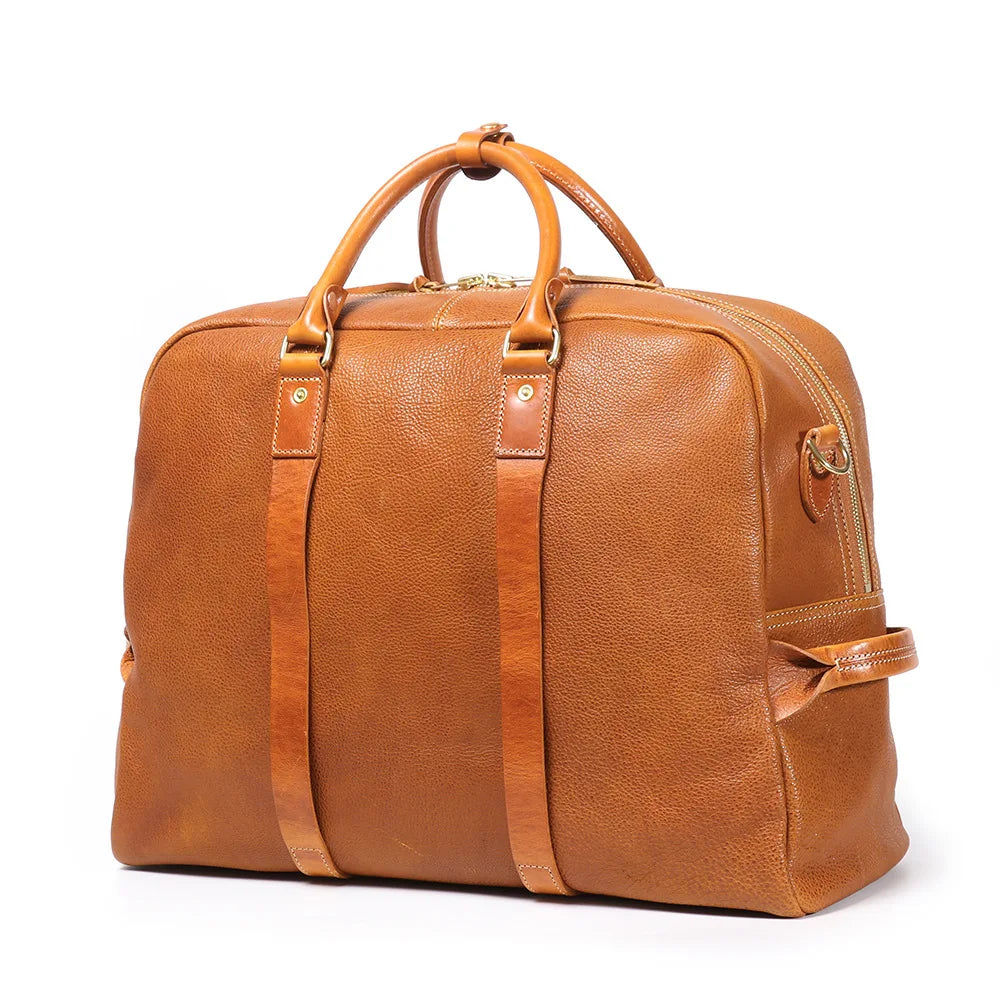 New Original Design Luxury Men's Handbag Genuine Leather 15.6 Laptop Bag Unisex Shoulder Cross Bag Travel Fitness Duffle Bag