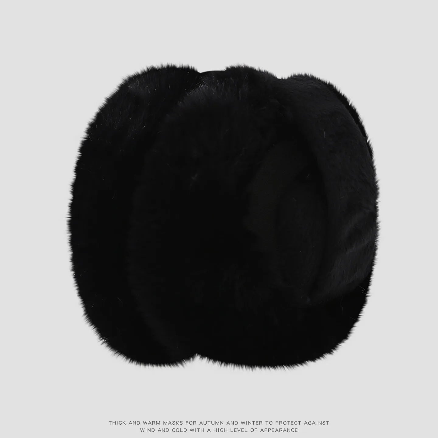 Plush Winter Earmuffs for Women & Men - Soft Fleece Ear Warmers Black Tidesmit