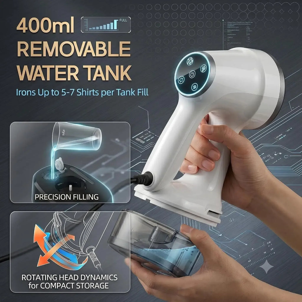 Tidesmit Portable Vacuum Garment Steamer 1200W