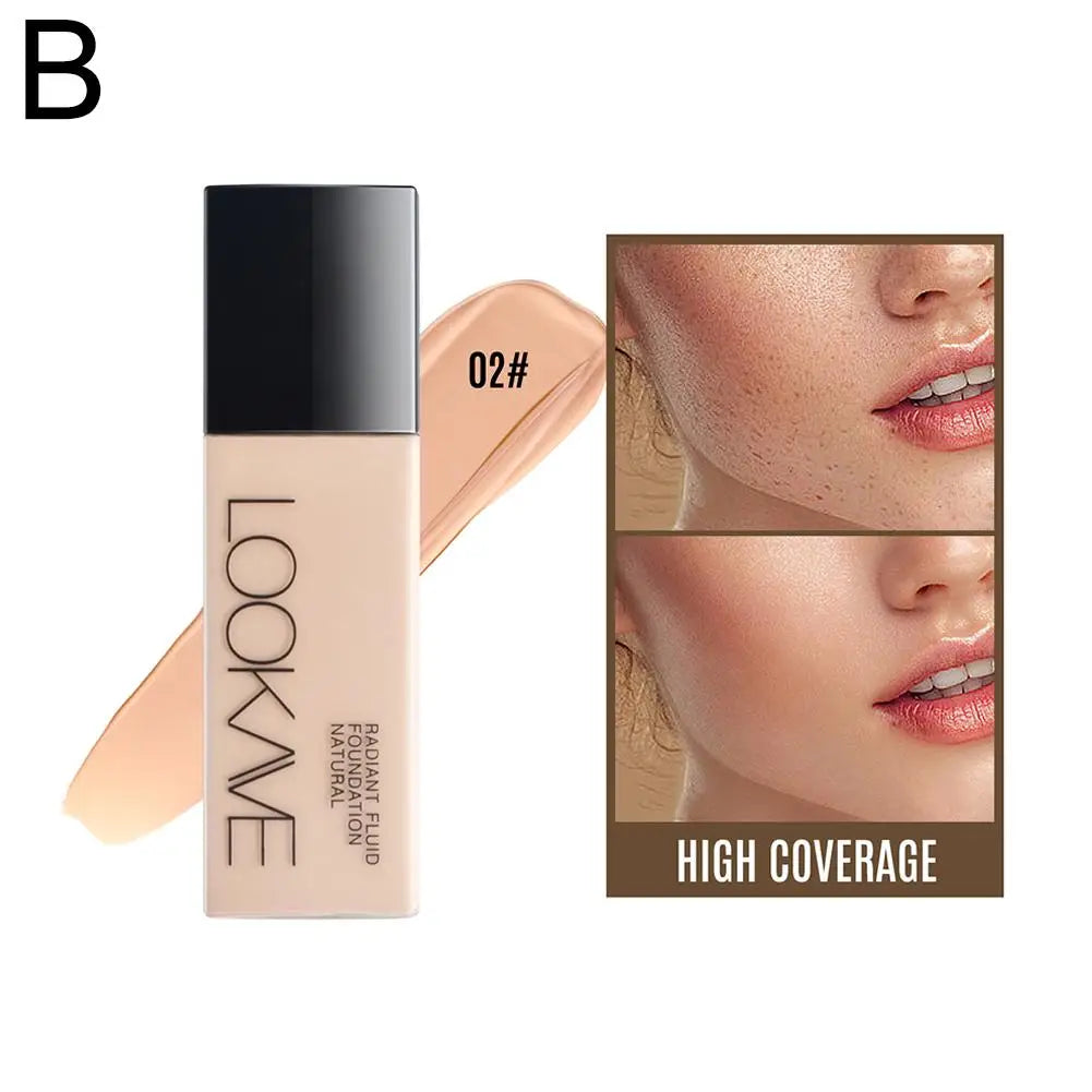 Tidesmit full coverage matte liquid foundation texture close-up for long lasting natural face makeup finish