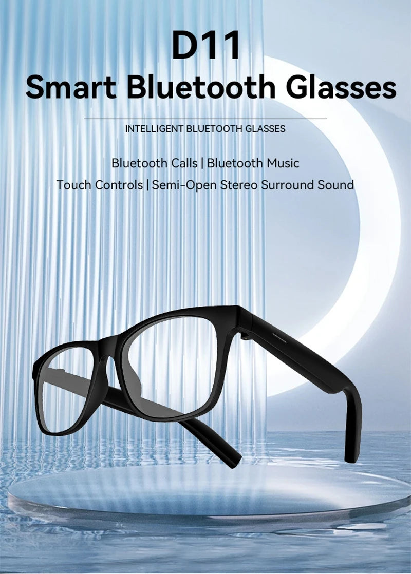 4K AI Smart Glasses with Camera - Black | VR Mixed Reality Tech Tidesmit
