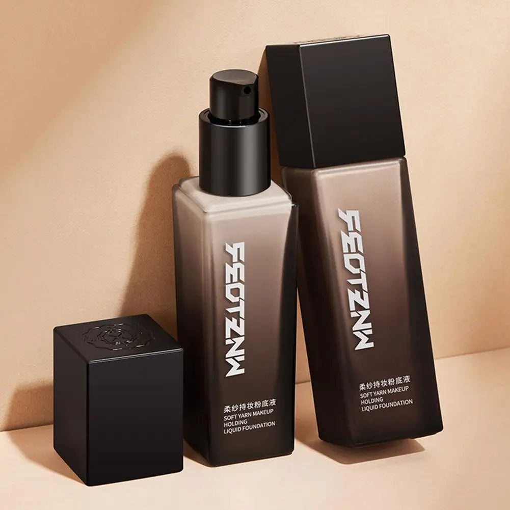 Tidesmit Feotznw liquid foundation texture close-up for wrinkles and long-lasting smooth skin coverage