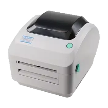 300DPI XP-470E HD 4Inch/118mm Thermal Label Printer with Paper Bin Desktop Shipping Barcode Printer Xprinter  Waybill Printer
