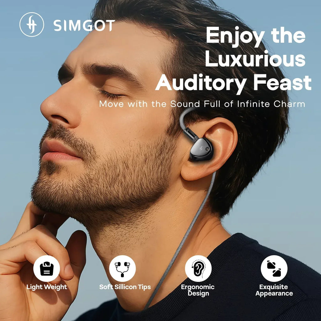 SIMGOT ET142 Planar Magnetic IEMs | Dual Nozzle Tuning | Tidesmit Tidesmit