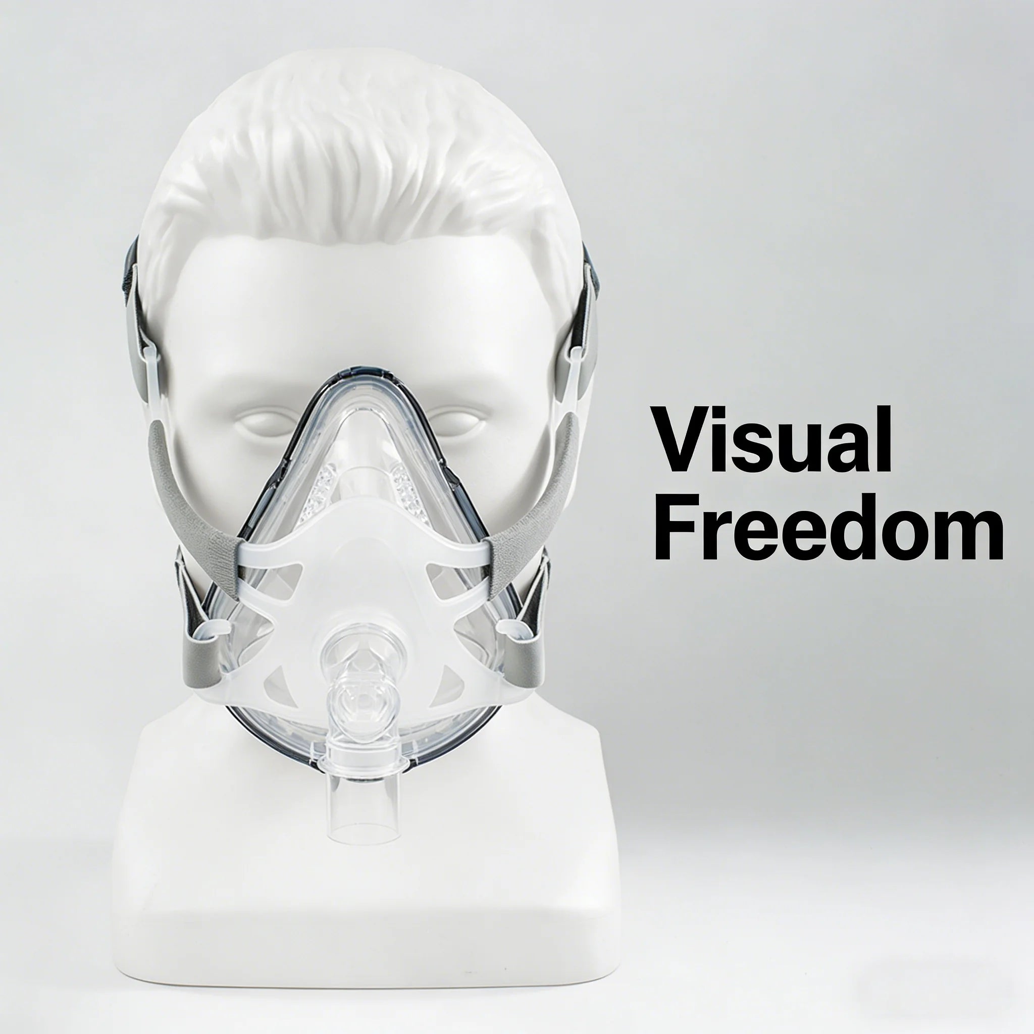 BMC Original F1A CPAP Mask Full Face Mask With Headgear For CPAP BiPAP Machine Apnea Mask With Cleaning Brush High Quality