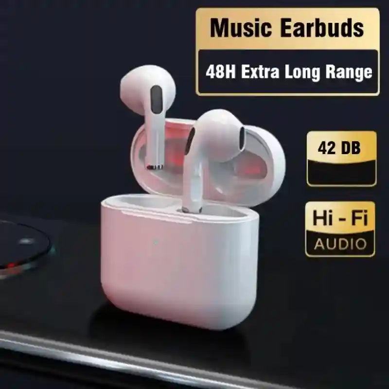 Wireless Earbuds with Mic – Long Battery Bass Sport Headphones Tidesmit