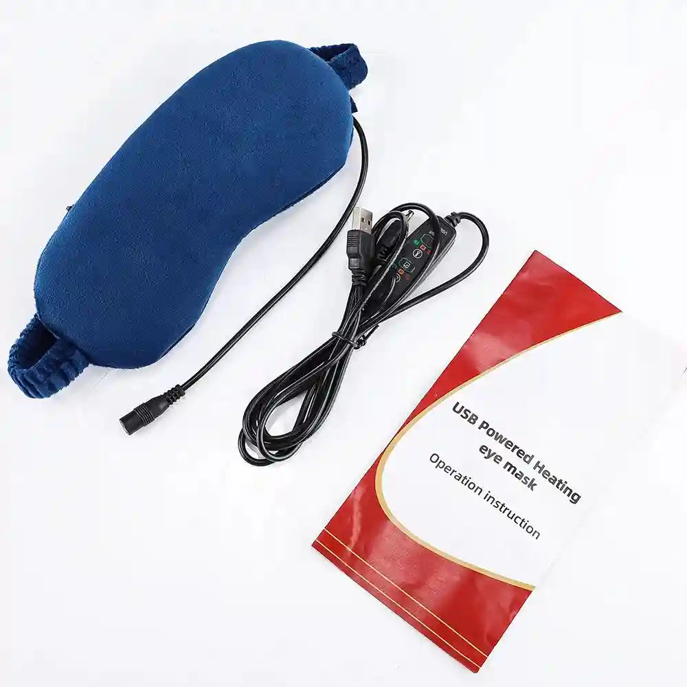 Heated Eye Massager Mask for Eye Strain Relief and Rechargeable Sleep Eye Massage Instrument Tidesmit
