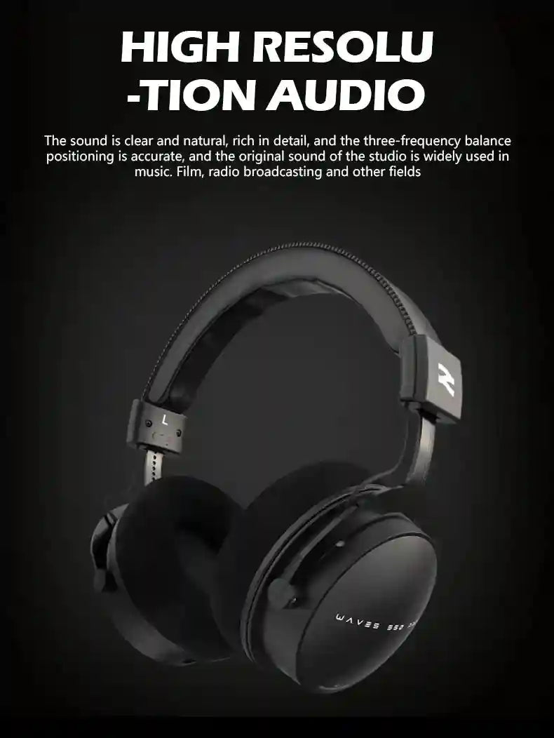 Over-Ear Studio Monitor Headphones - W550x Low Latency Audio Tidesmit