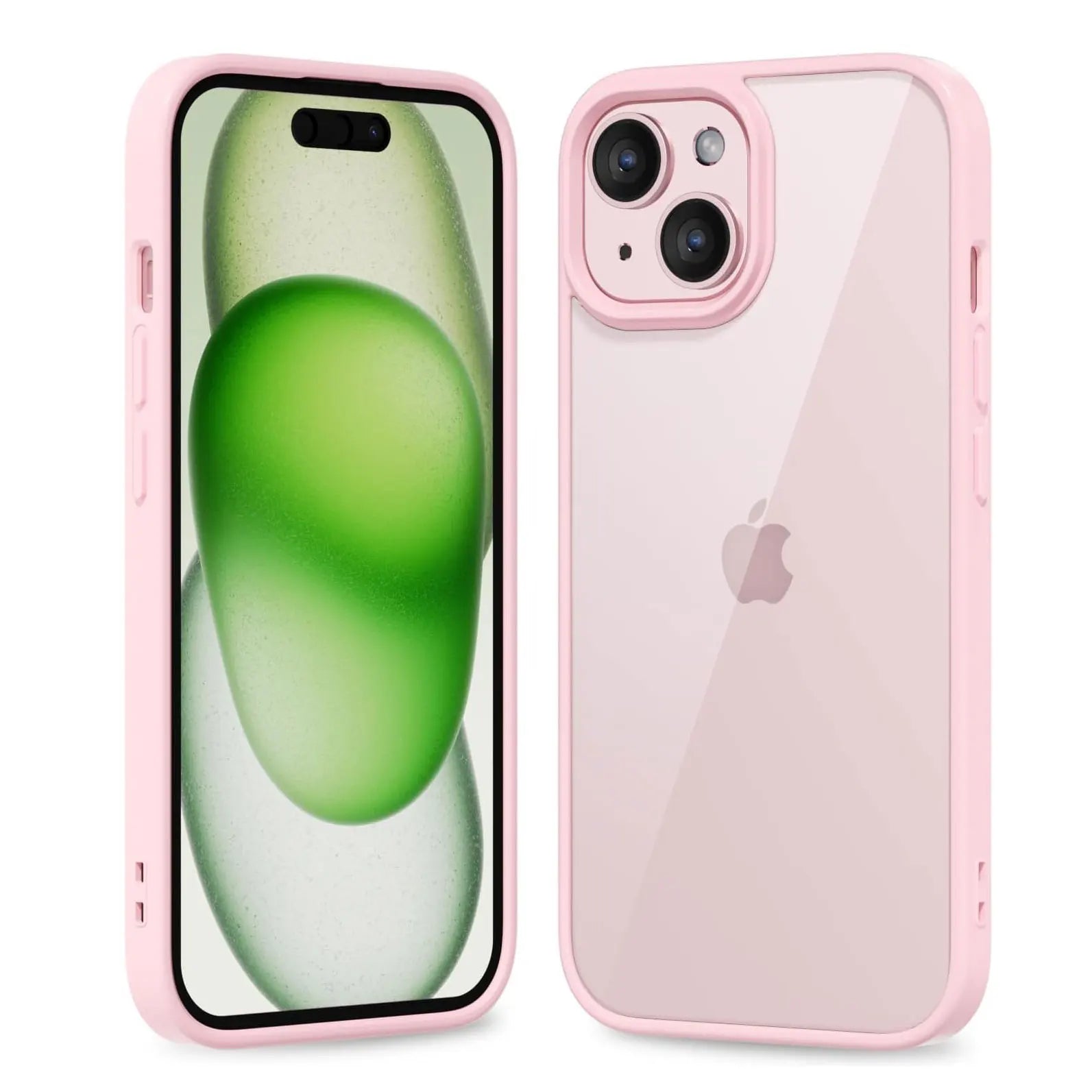 iPhone 16 Shockproof Transparent Case - Durable Military-Grade Protection Pink Tidesmit