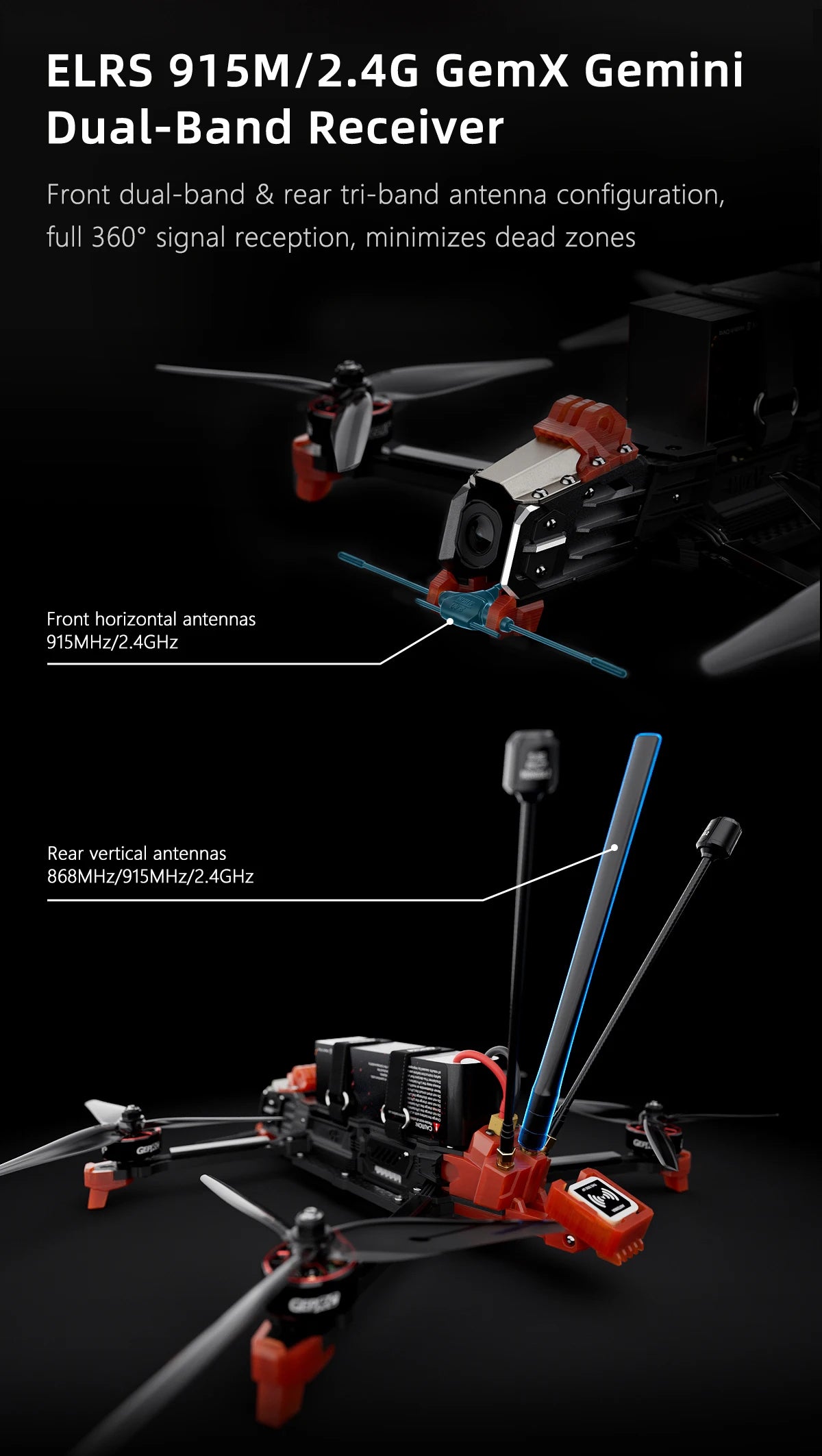 GEPRC MOZ7 V2 7-Inch Long Range FPV Drone - Reliable GPS Cinematic Kit Tidesmit