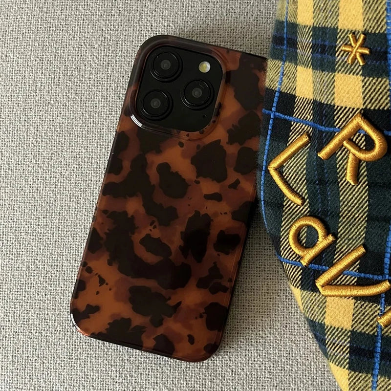 Amber Texture Phone Case for iPhone 17 Pro Max - Military-Grade Protection Tidesmit