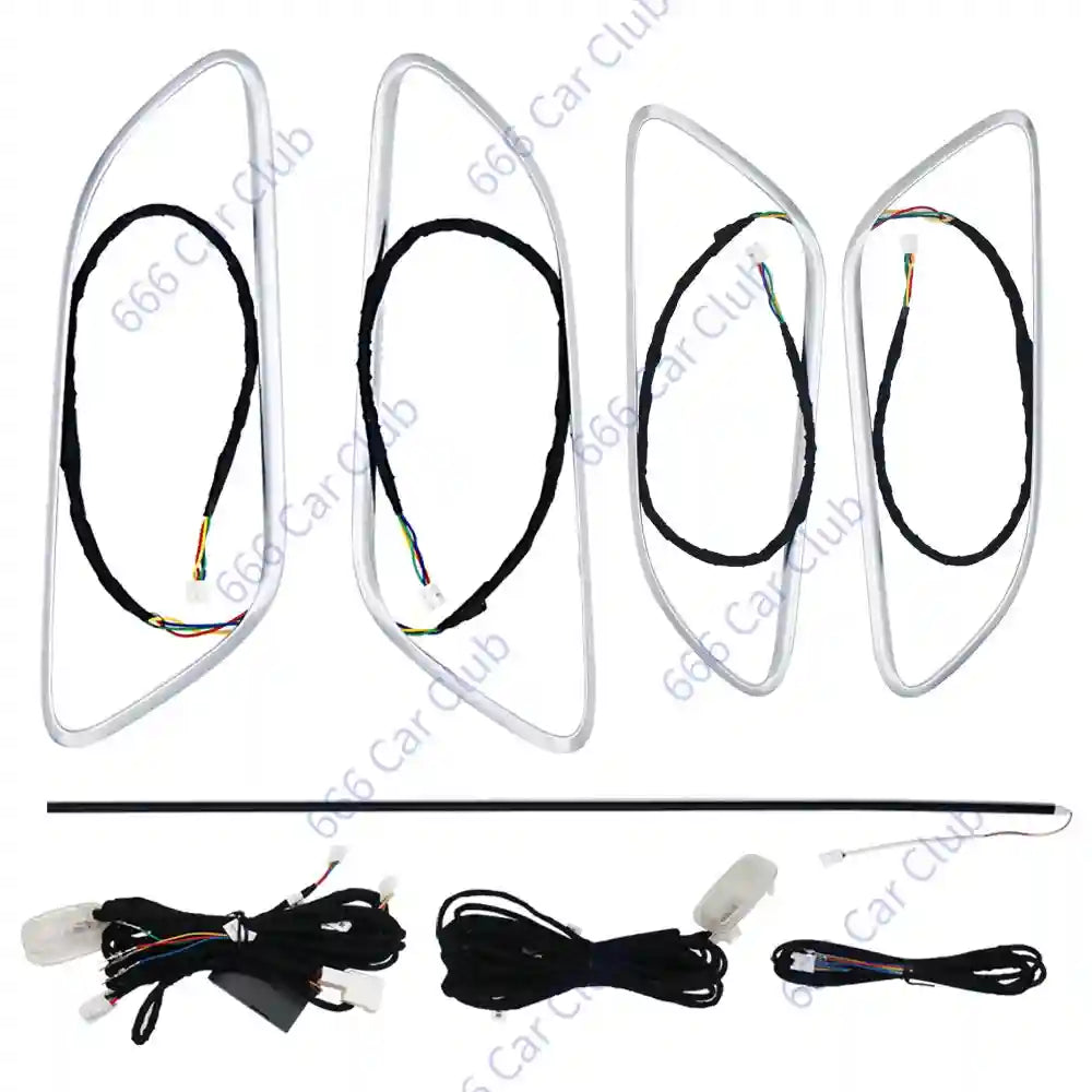 Mercedes-Benz Ambient LED Turbine Vents, 12-Color Interior Lighting Kit 12Color AmbientLight CN Tidesmit