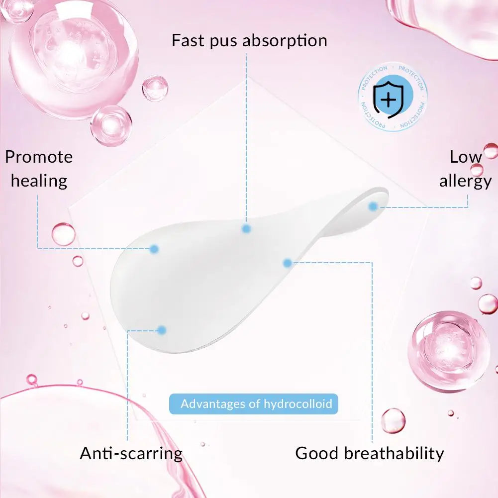 20/60pcs Hydrocolloid Acne Patches Flower Shape Pimple Patch For Face Spot Treatment Stickers For Overnight Makeup
