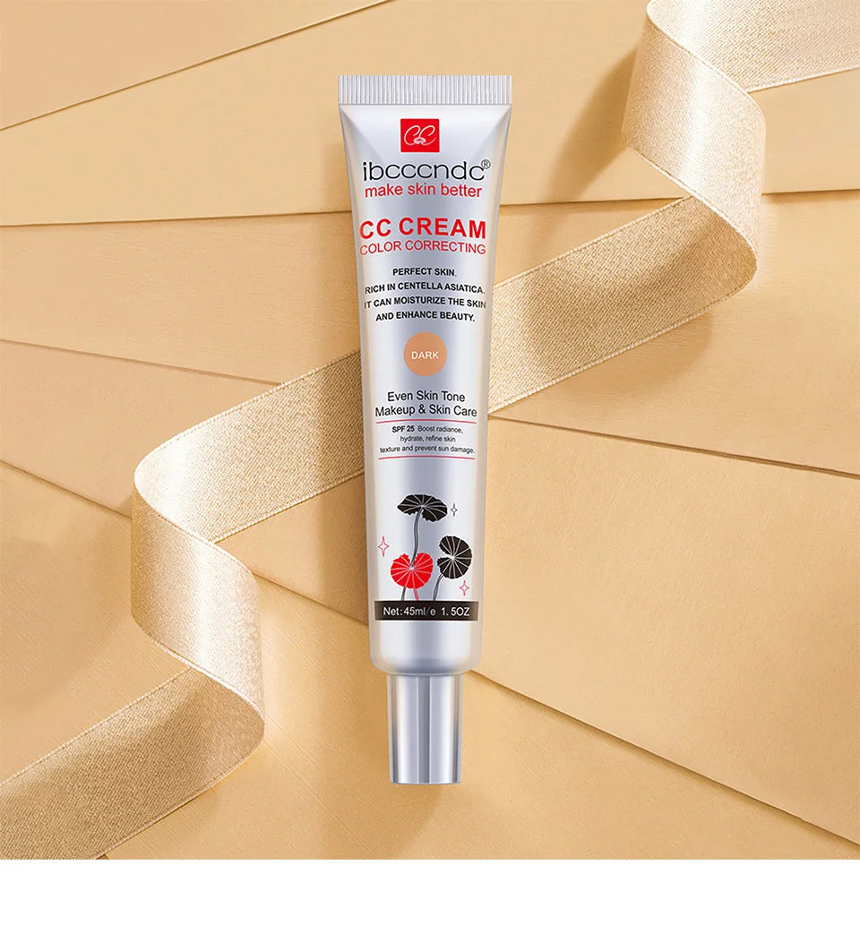 Tidesmit waterproof moisturizing CC cream face makeup texture detail view for long lasting coverage