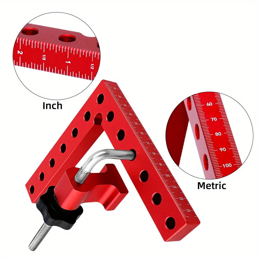 3/6pcs 90 Degree Positioning Squares Right Angle Clamps - Corner Clamps for Woodworking Tools, Right Angle Clamp, Drawers