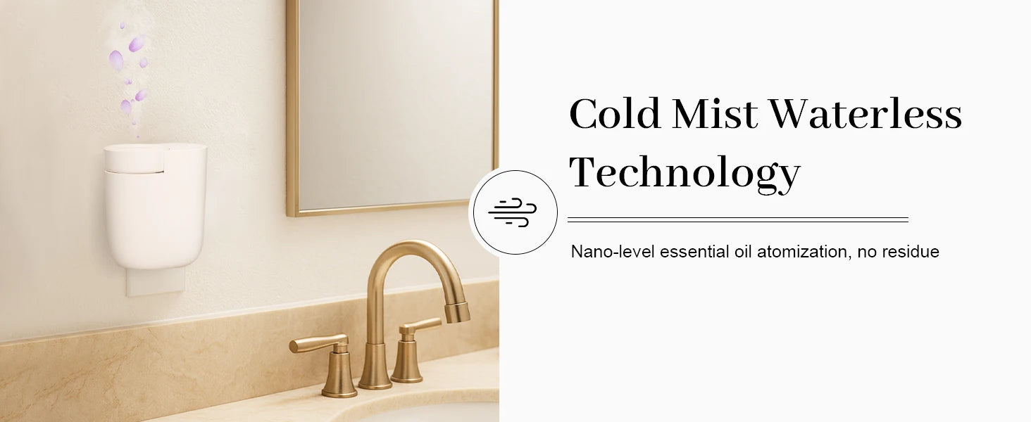 Plug-In Diffuser with Timer Control Scent Intensity Button Bluetooth APP Connectivity Waterless  Diffuser for Home, Hotel,Office