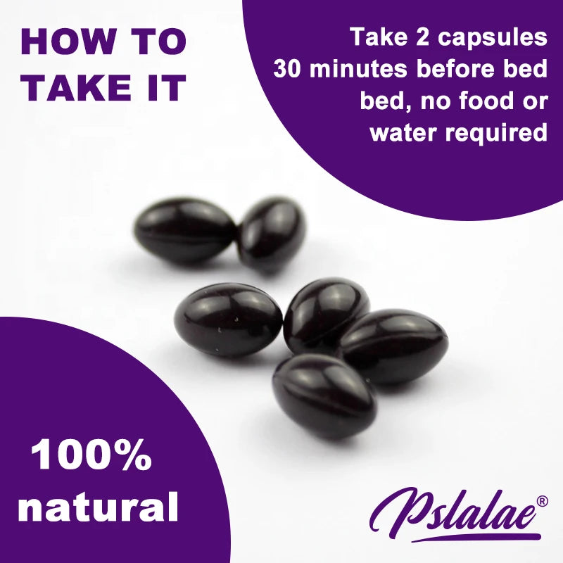 With 3 Mg Melatonin & L-Theanine Capsules, Sleep Support Helps Calm Mind and Body for Better, Longer Sleep 120 CapsulesSupplemen