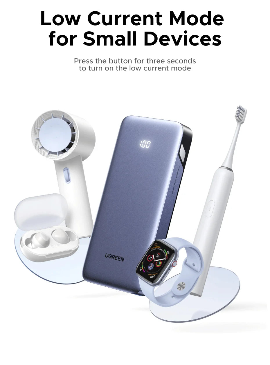 Portable Power Bank 20000mAh 30W Fast Charger with PD Delivery Tidesmit