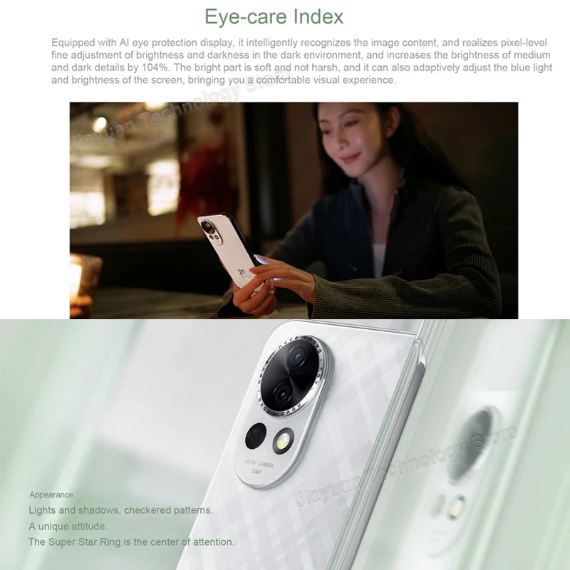 Original Huawei Nova 13 5G Cell Phone 6.7" 120Hz OLED Display Kirin 8000 HarmonyOS 4.2 50MP Dual Cam 100W Fast Charge Smartphone