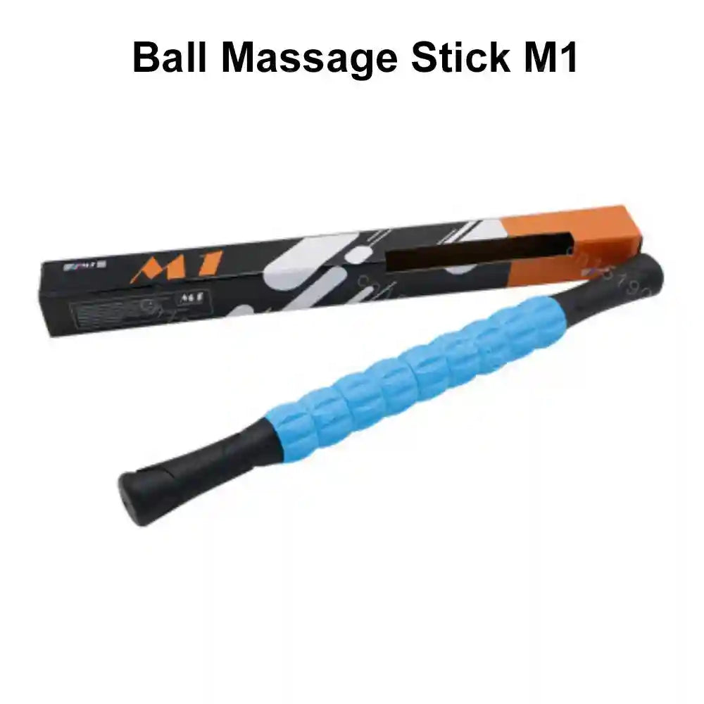 Massage Roller Stick for Deep Tissue Muscle Recovery | Tidesmit Portable Massage Roller Blue Tidesmit