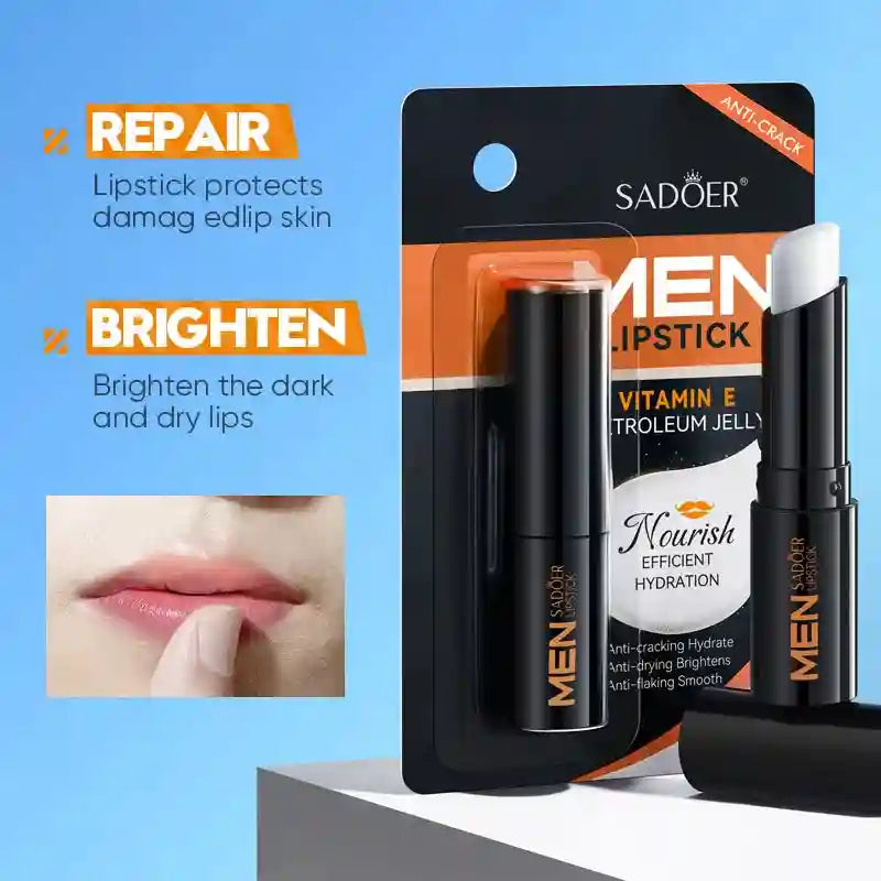 Mens Lip Treatment Balm - Moisturizing Vitamin E Repair by Tidesmit Lip Care Vitamin E China Mainland Tidesmit