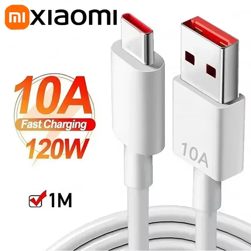 Portable Charger 200000mAh Power Bank with 4 Built-in Cables - Tidesmit 10A Cable 1M Tidesmit