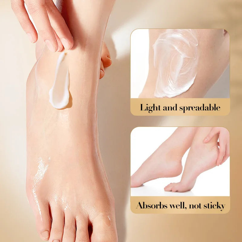 Collagen Foot Cream: Deep Moisturizing & Repairing Foot Care Scrubs Treatments Tidesmit
