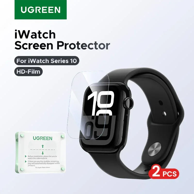 Apple Watch Screen Protector 2-Pack - Full Coverage HD Clear Film Tidesmit