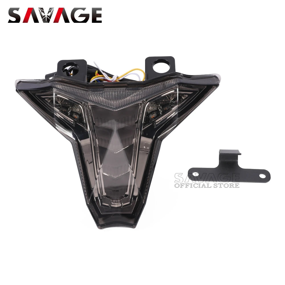 2025 ZX6R ZX25R ZX10RR LED Tail Brake Light Integrated Turn Signal For Kawasaki Ninja ZX-4R ZX-4RR ZX-10R ZX250 ZX400 R/RR ZX636
