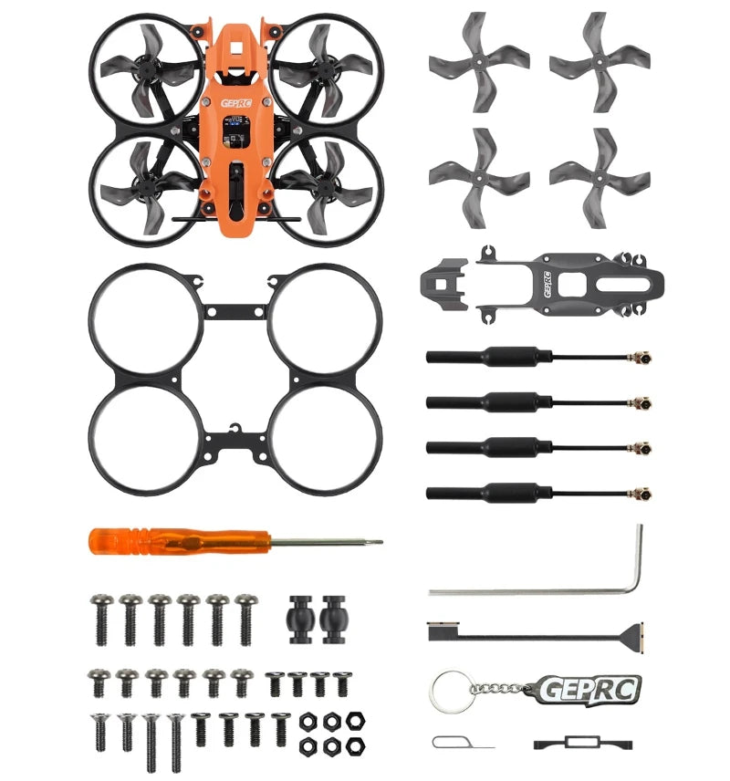 DarkStar16 FPV Tiny Whoop Drone - 1-2S Micro Quad for Precision Flying Tidesmit