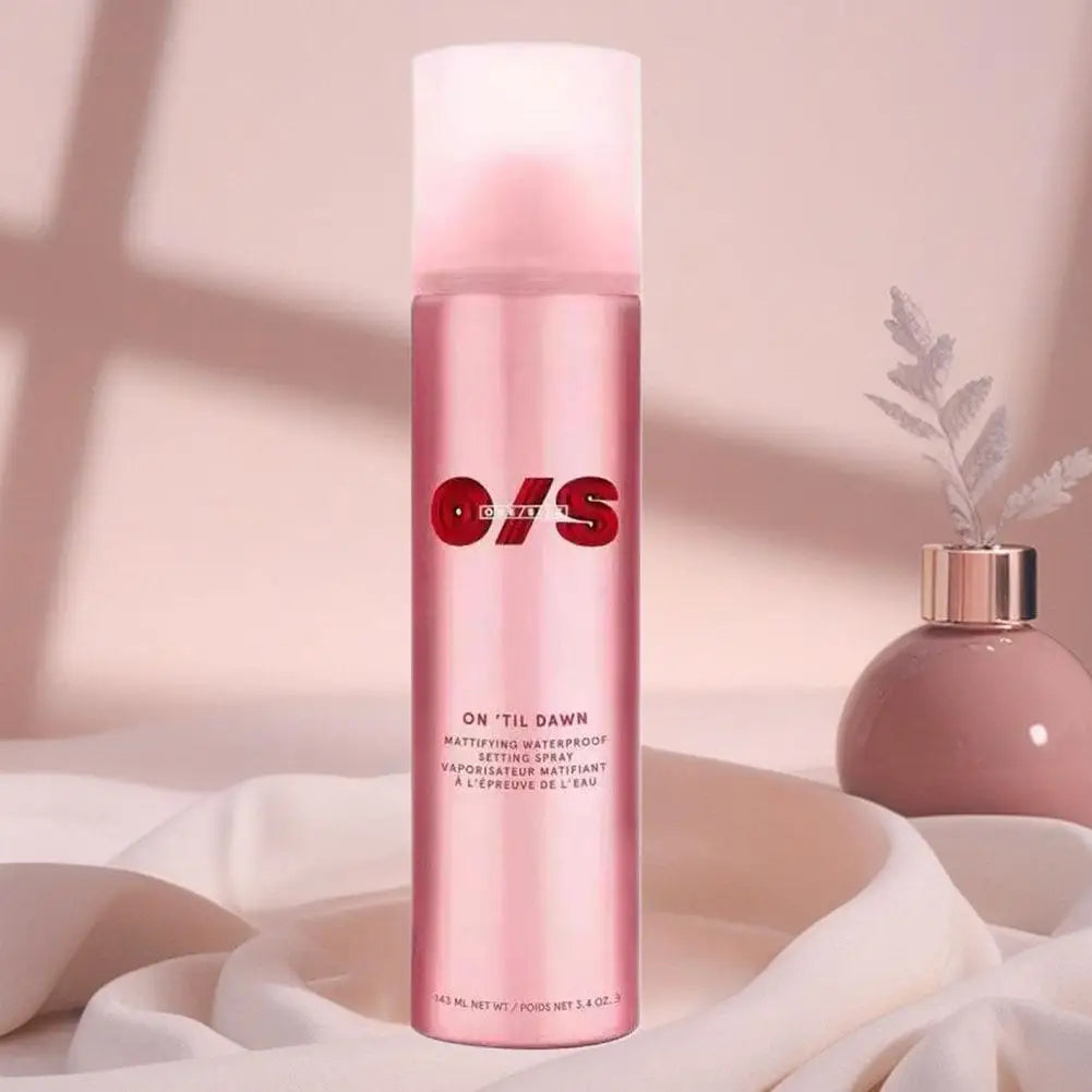 Tidesmit matte setting spray detail view showing waterproof long-lasting formula for flawless face makeup application